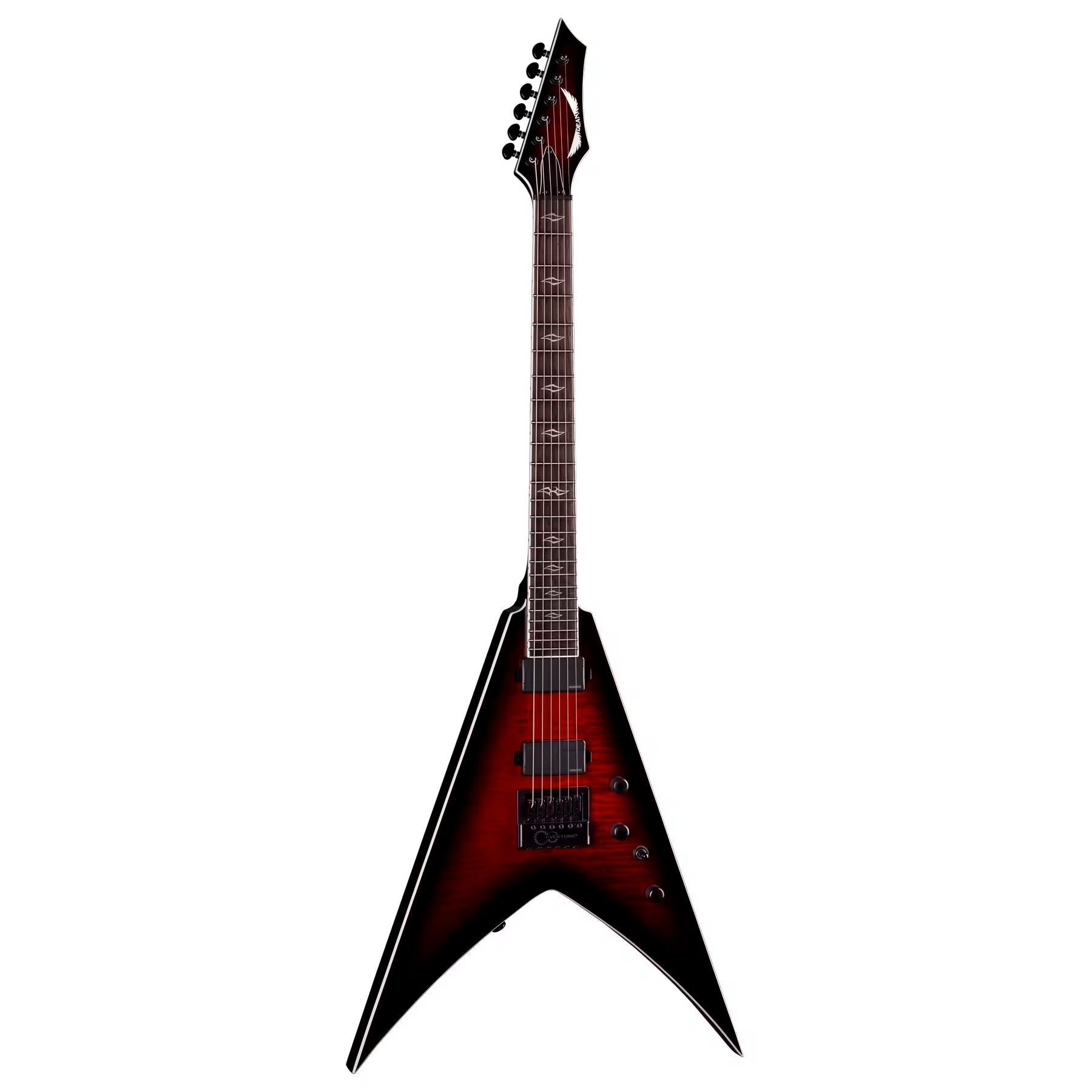 Dean VEN SEL ET FL BCB Vengeance Select Evertune Fluence Electric Guitar-Black Cherry Burst-Music World Academy