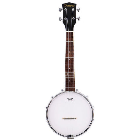 Denver DUKE-BANJO Banjo Ukulele with Gig Bag-Music World Academy