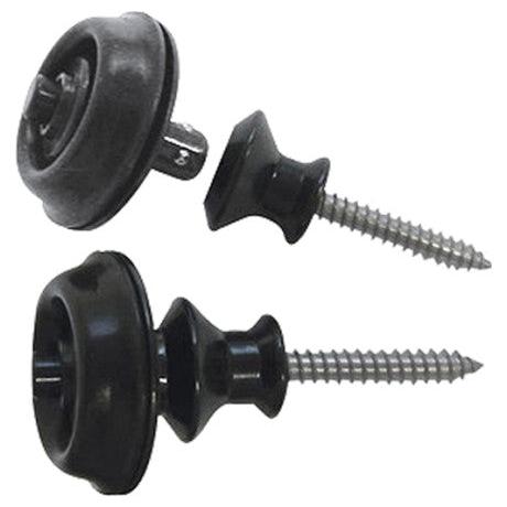 Dunlop Straplock Dual Design Retainer System-Black-Music World Academy