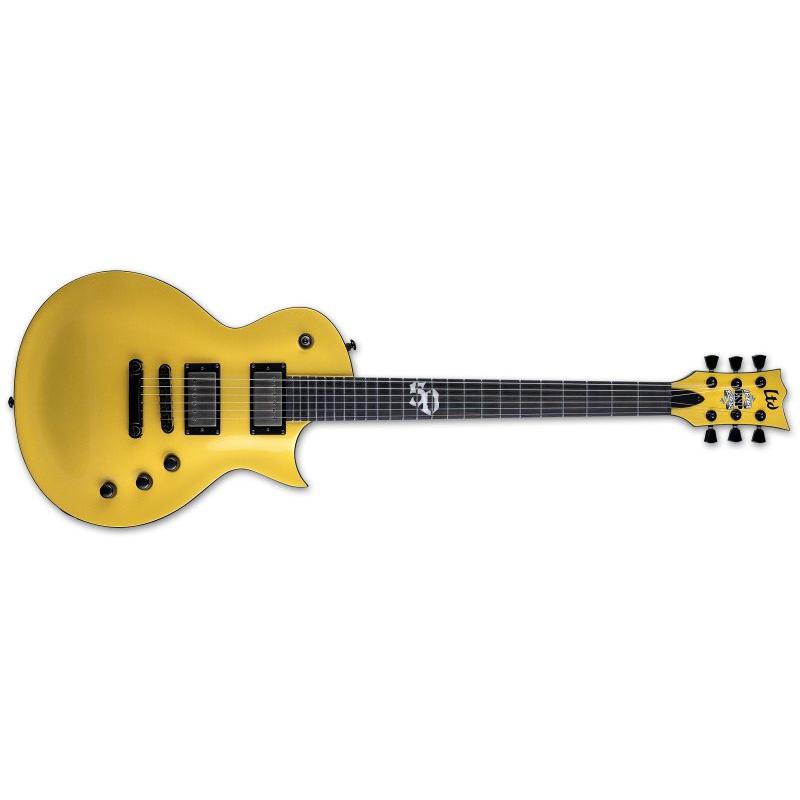 ESP LTD EC-2025-MGO 50th Anniversary Edition Electric Guitar with Hardshell Case-Metallic Gold-Music World Academy