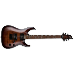 ESP LTD H-200-FM-DBSB Electric Guitar-Dark Brown Sunburst-Music World Academy