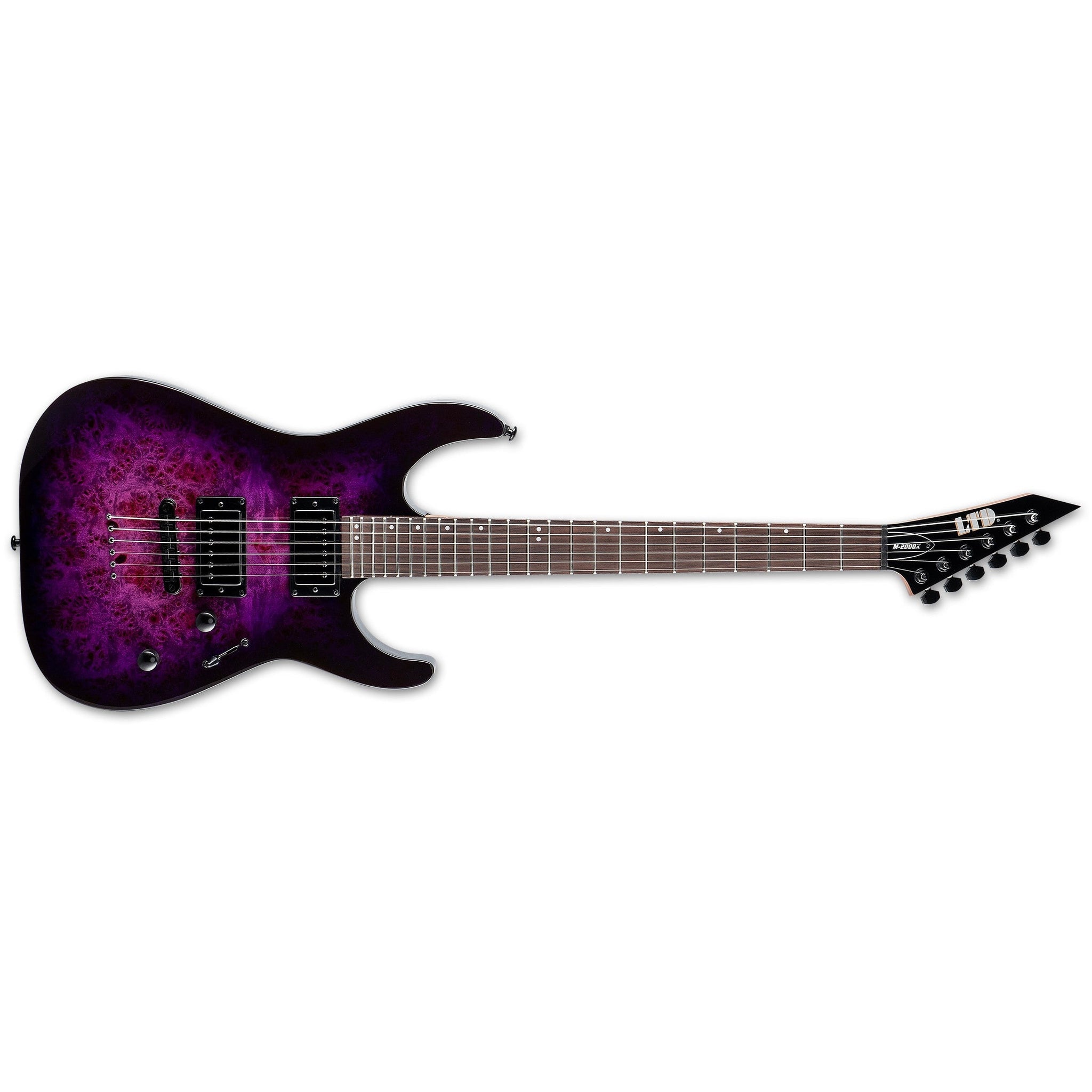 ESP LTD M-200DX-NT-PRB Electric Guitar-Purple Burst-Music World Academy