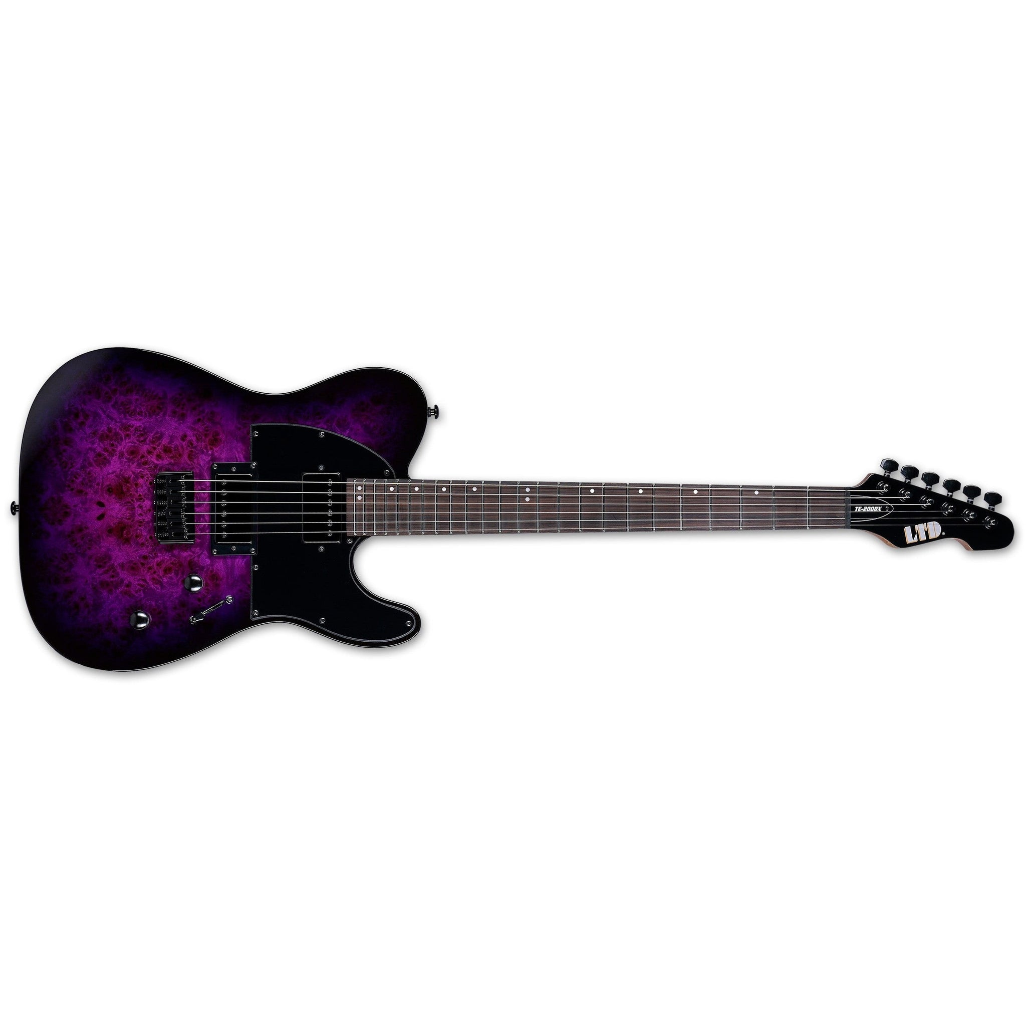 ESP LTD TE-200DX-PRB Electric Guitar-Purple Burst-Music World Academy