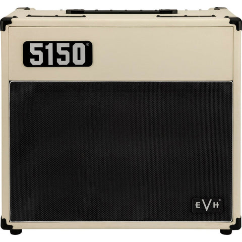 EVH 5150 Iconic Series Combo Electric Guitar Amp with 10" Speaker, 15 Watts-Ivory-Music World Academy