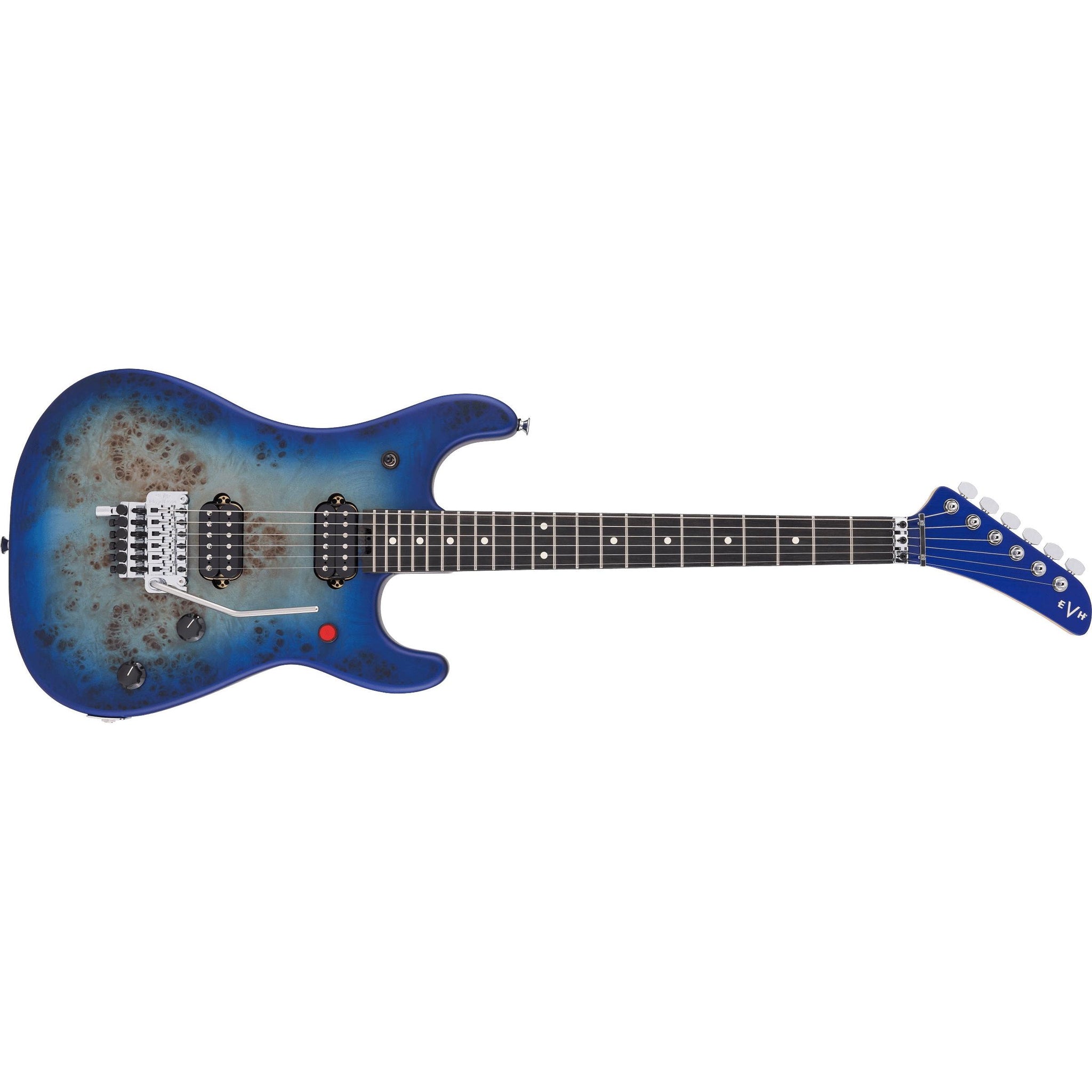 EVH 5150 Series Deluxe Poplar Burl Electric Guitar-Aqua Burst-Music World Academy