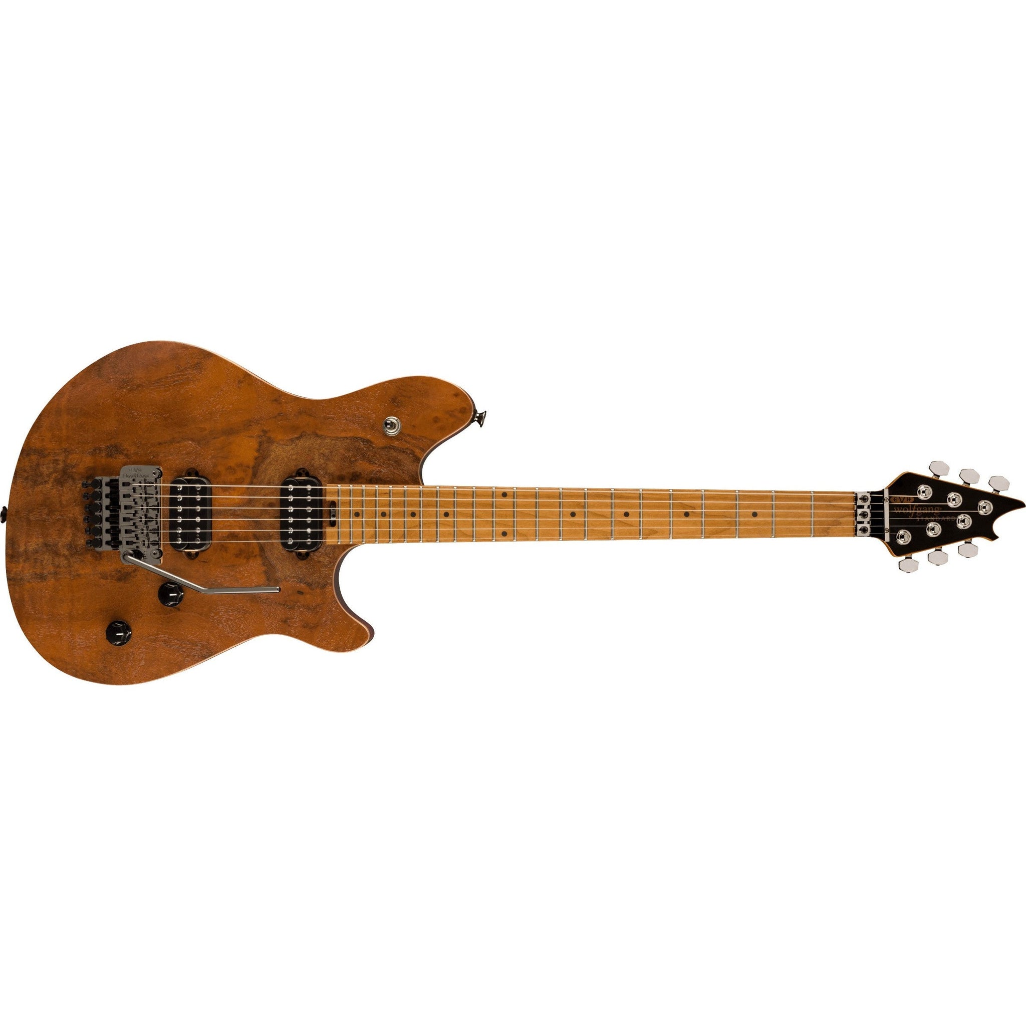 EVH Wolfgang WG Standard Exotic Black Walnut Electric Guitar-Natural-Music World Academy