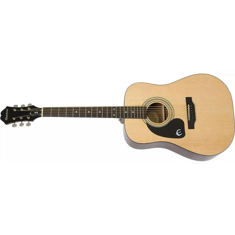 Epiphone DR-100NACHLH Songmaker Left-Handed Acoustic Guitar-Natural-Music World Academy
