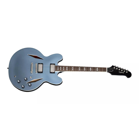 Epiphone Dave Grohl Signature DG-335 Semi-Hollowbody Electric Guitar with Hardshell Case-Pelham Blue-Music World Academy