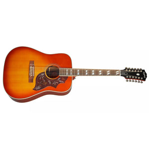 Epiphone IGMTHB12CHNH Inspired by Gibson Masterbilt Hummingbird 12-String Acoustic/Electric Guitar-Aged Cherry Sunburst-Music World Academy