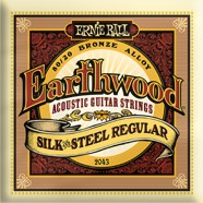 Ernie Ball 2043 Earthwood Silk & Steel Acoustic Strings Regular 13-56-Music World Academy