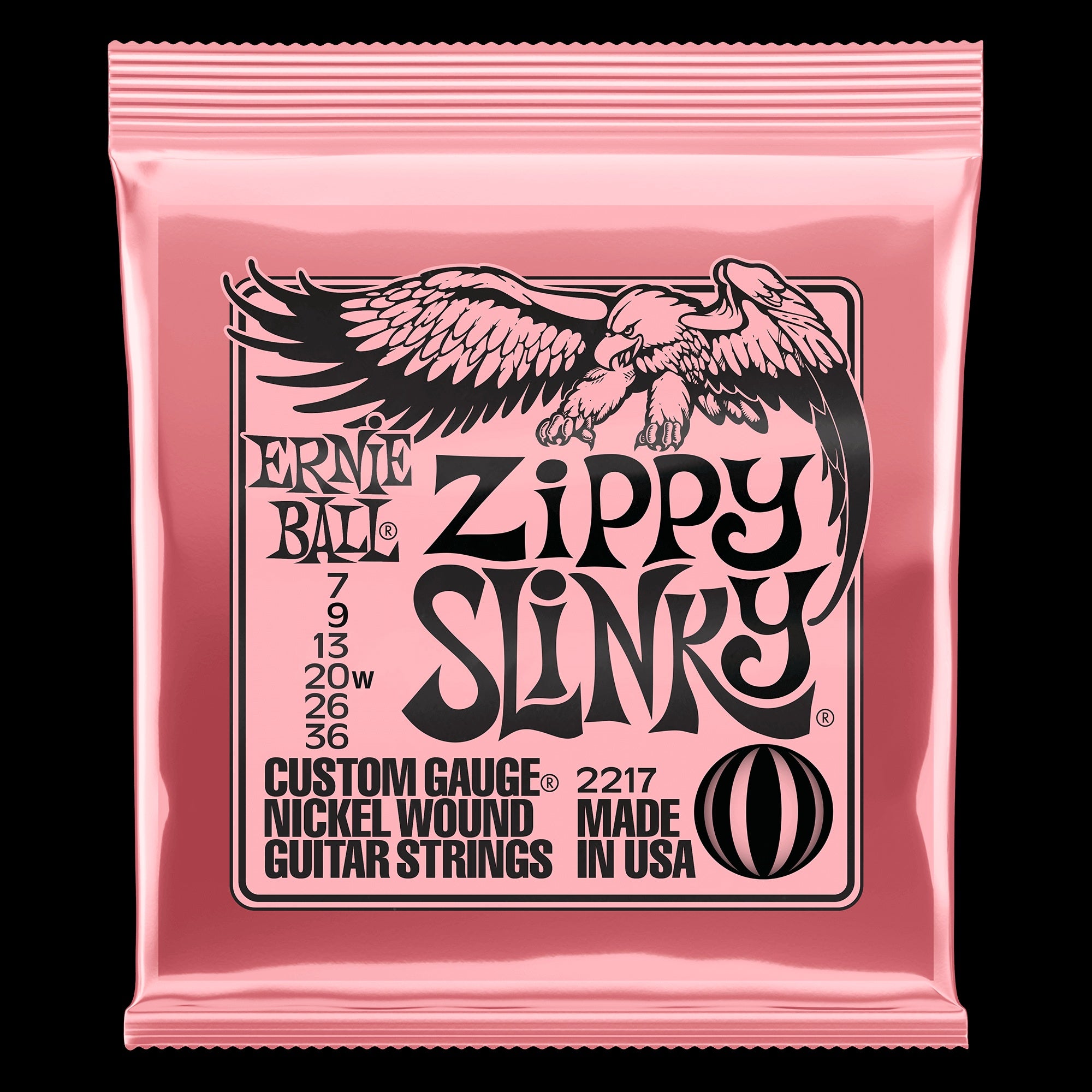 Ernie Ball 2217 Zippy Slinky Nickel Wound Electric Guitar Strings 7-36-Music World Academy
