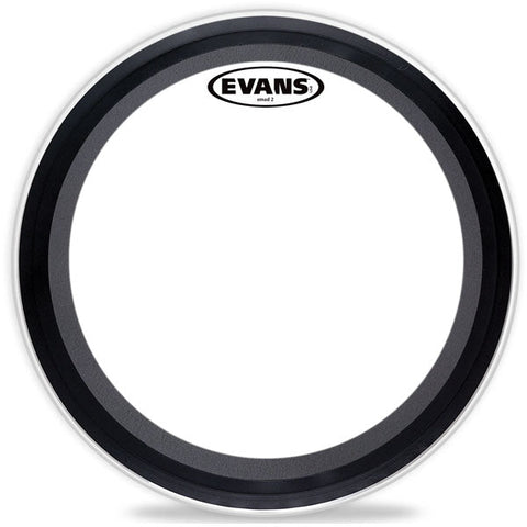 Evans EMAD2 Batter Clear Bass Drum Head 2-Ply 22"-Music World Academy
