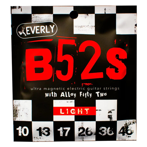 Everly B52's Electric Guitar Strings Light 10-46-Music World Academy