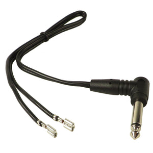 Fender 0038566049 Speaker Cable 1/4" Male Right Angle-Snap on Ends 13.5"-Music World Academy