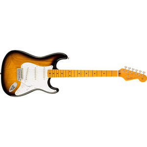 Fender 70th Anniversary Edition American Vintage II 1954 Stratocaster Electric Guitar with Hardshell Case-2-Colour Sunburst-Music World Academy