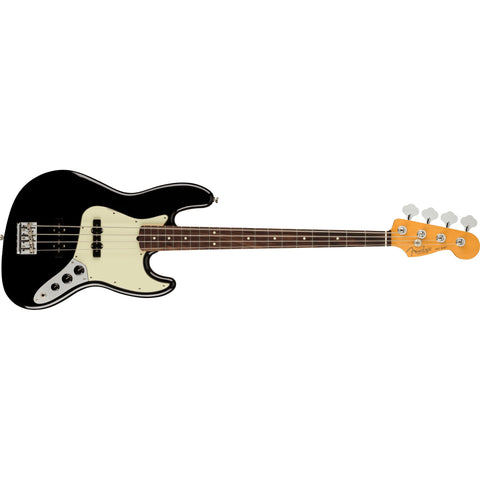 Fender American Professional II Jazz Bass RW with Deluxe Case-Black-Music World Academy