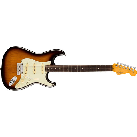 Fender American Professional II Stratocaster RW Electric Guitar with Hardshell Case-2-Colour Sunburst-Music World Academy