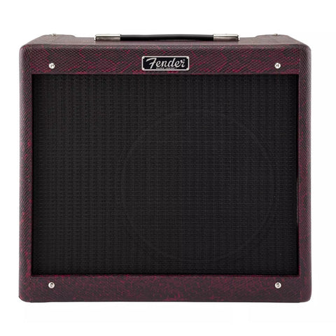 Fender Blues Junior IV Limited Edition Electric Guitar Tube Amp with 12" Speaker, 15 Watts-Red Snake Texas-Music World Academy
