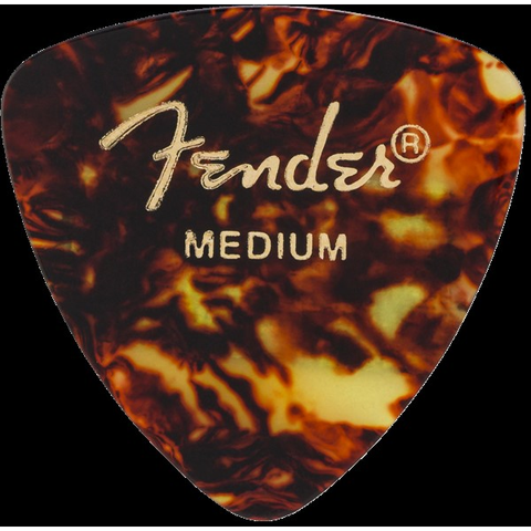 Fender Classic Celluloid Picks 12-Pack Medium Shell 346 Shape (Discontinued)-Music World Academy