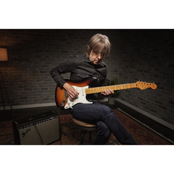 Fender Eric Johnson 1954 Virginia Stratocaster Electric Guitar MN with Deluxe Hardshell Case-2-Colour Sunburst-Music World Academy