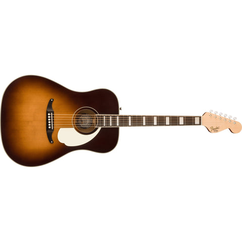 Fender King Vintage Acoustic/Electric Guitar with Hardshell Case-Mojave-Music World Academy