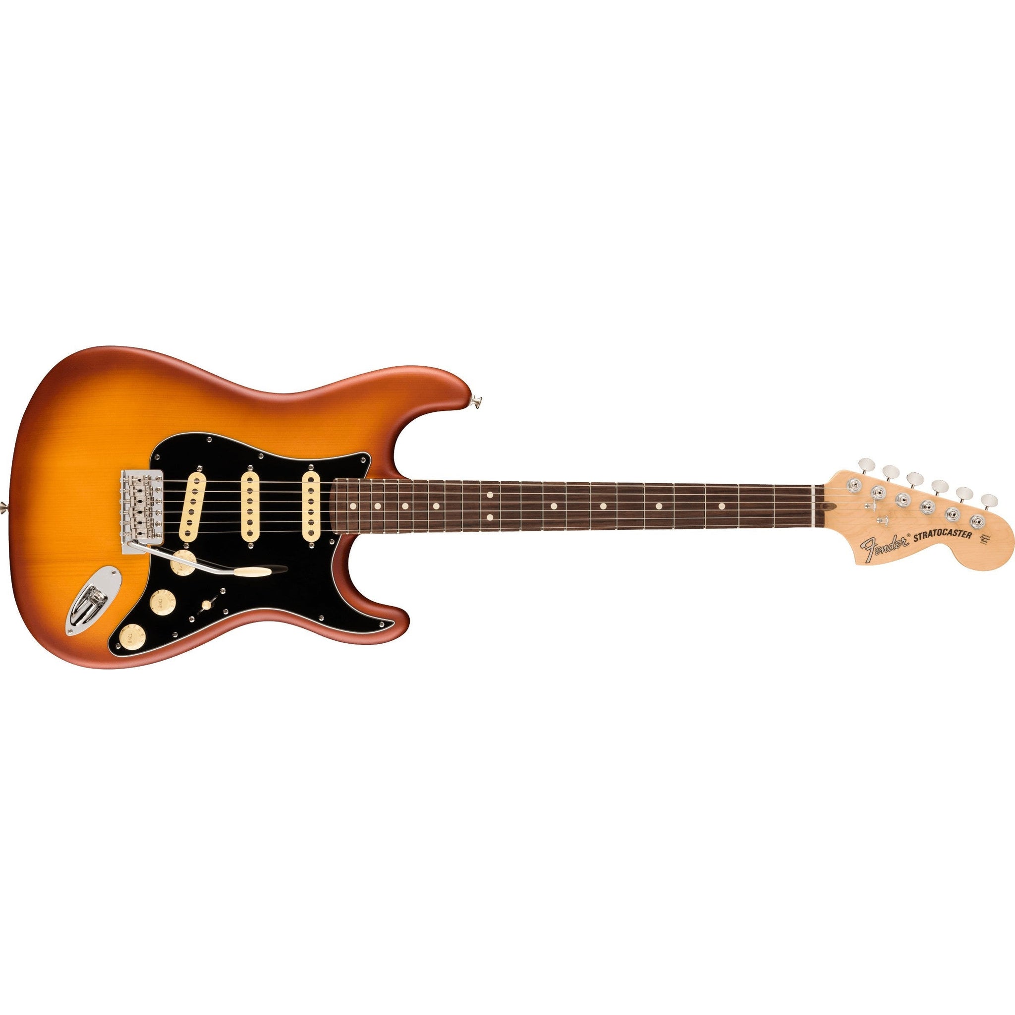 Fender Limited Edition FSR American Performer Timber Stratocaster Electric Guitar with Gig Bag-Honey Burst-Music World Academy