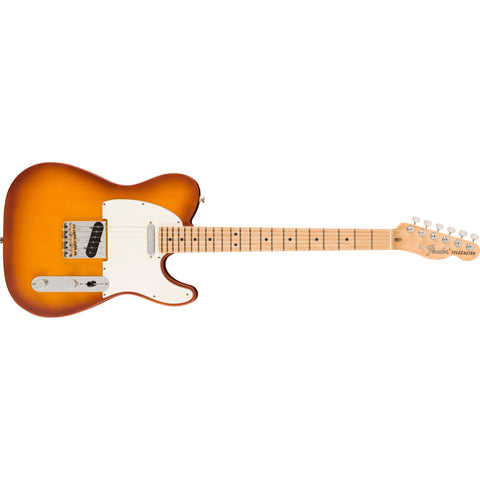 Fender Limited Edition FSR American Performer Timber Telecaster Electric Guitar with Gig Bag-Honey Burst-Music World Academy