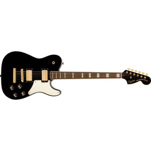 Fender Limited Edition Paranormal Troublemaker Telecaster Deluxe Electric Guitar-Black-Music World Academy