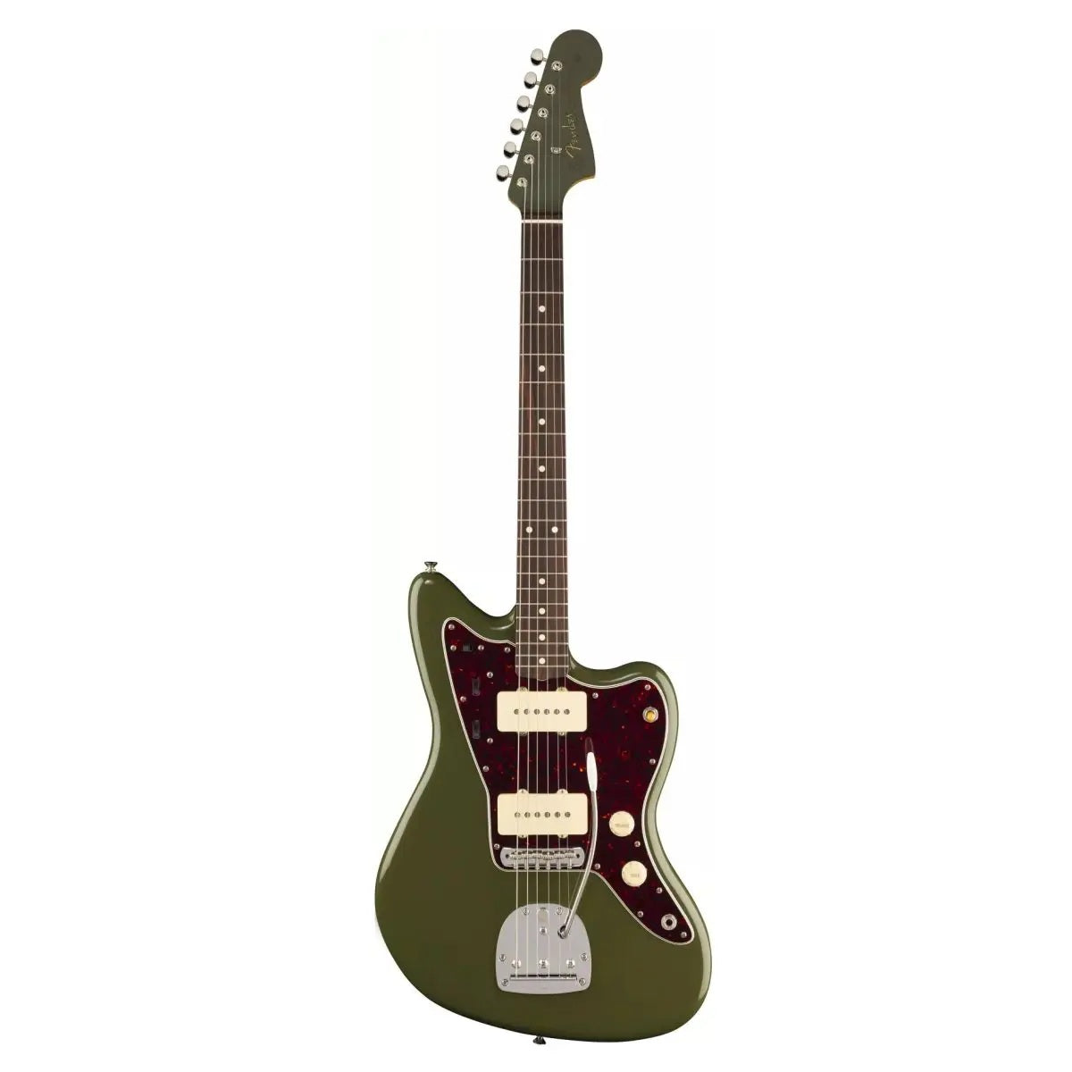 Fender Limited Edition Vintera II 50's Jazzmaster Electric Guitar RW with Gig Bag-Olive-Music World Academy