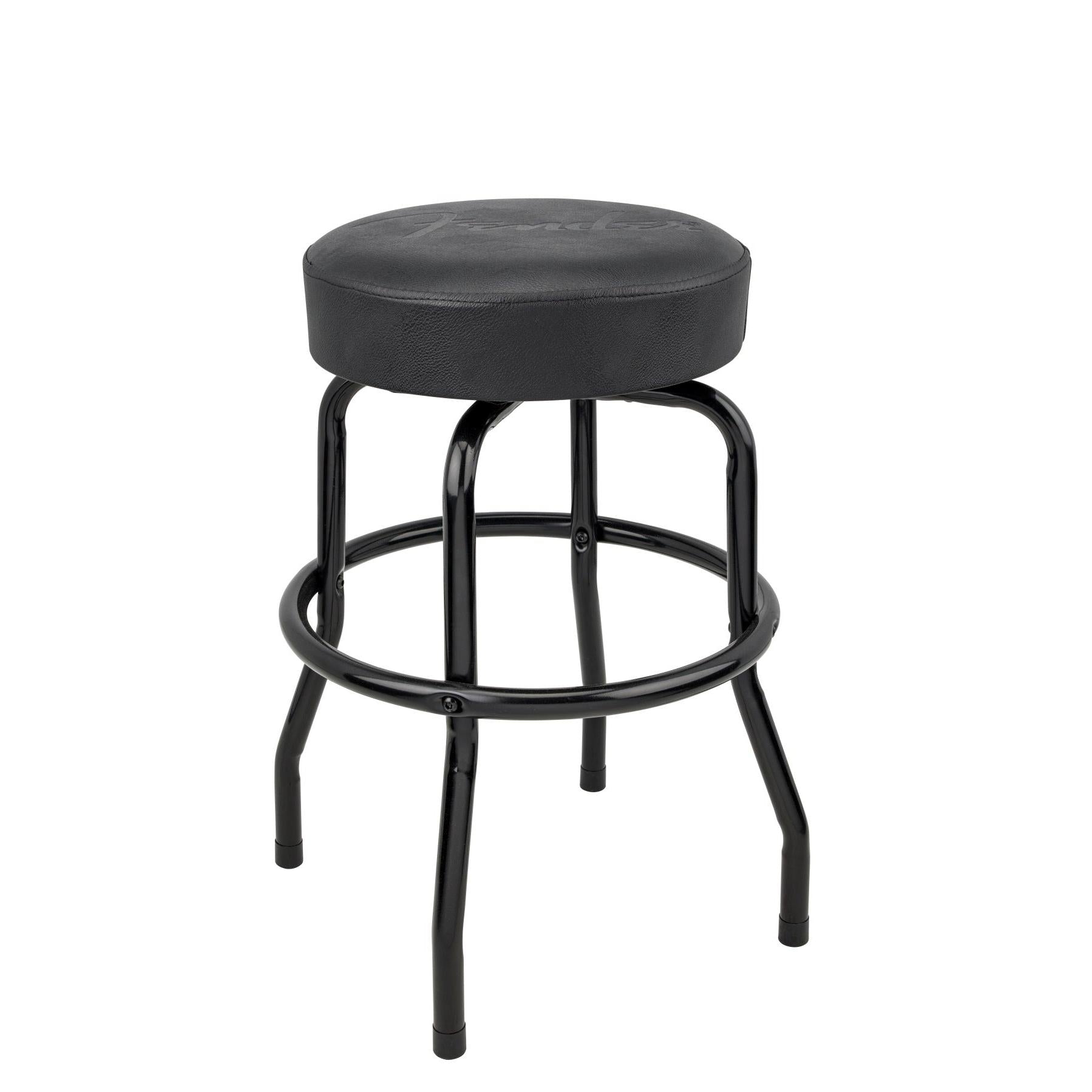 Fender Logo Blackout Barstool 25"-Music World Academy