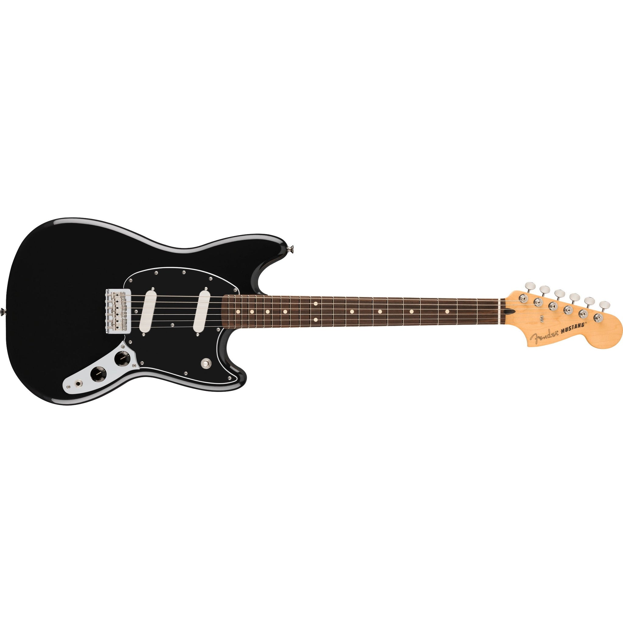 Fender Player II Mustang Electric Guitar RW-Black-Music World Academy