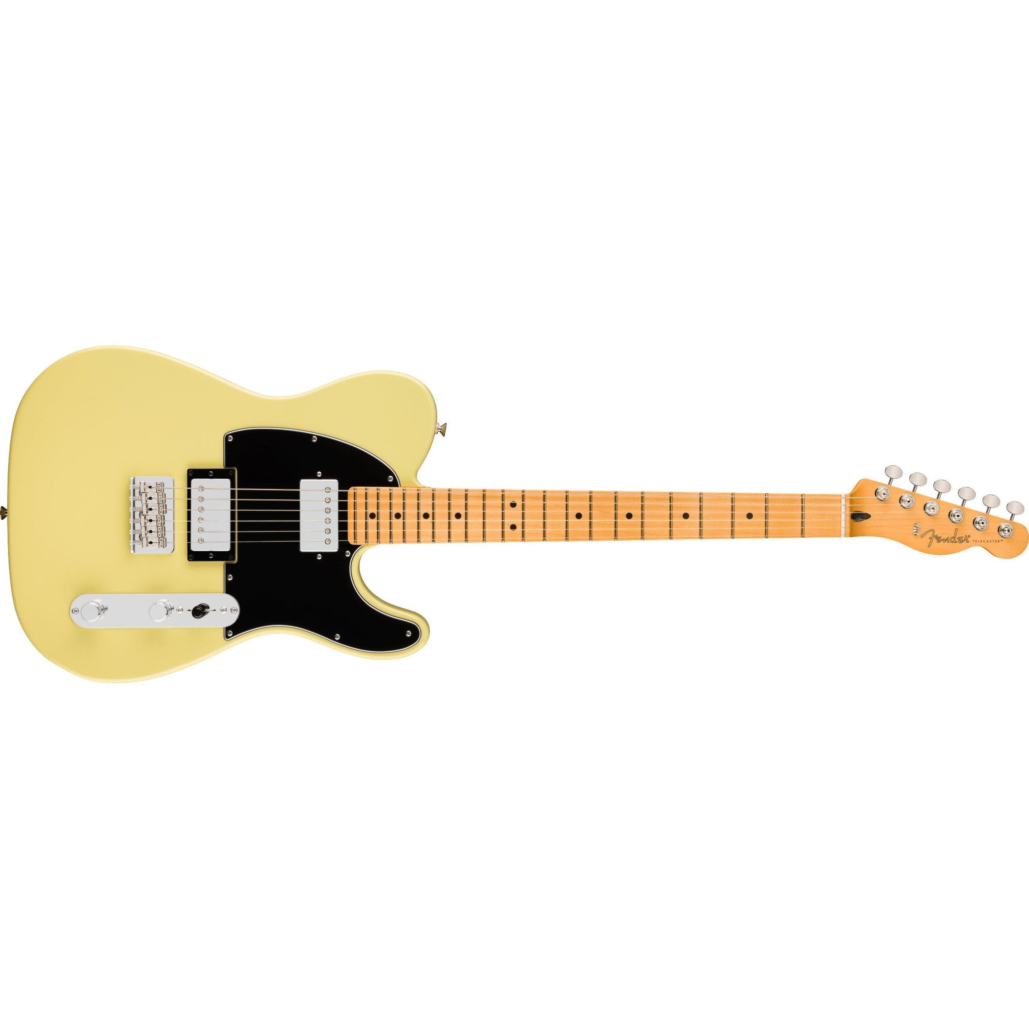 Fender Player II Telecaster Electric Guitar HH MN-Hialeah Yellow-Music World Academy