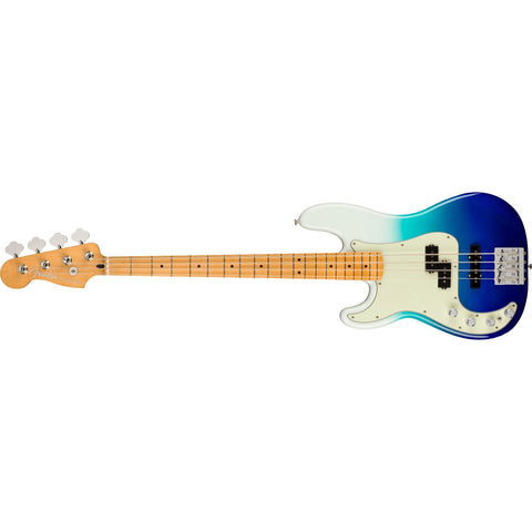 Fender Player Plus Left-Handed Active Precision Bass MN with Gig Bag-Belair Blue-Music World Academy