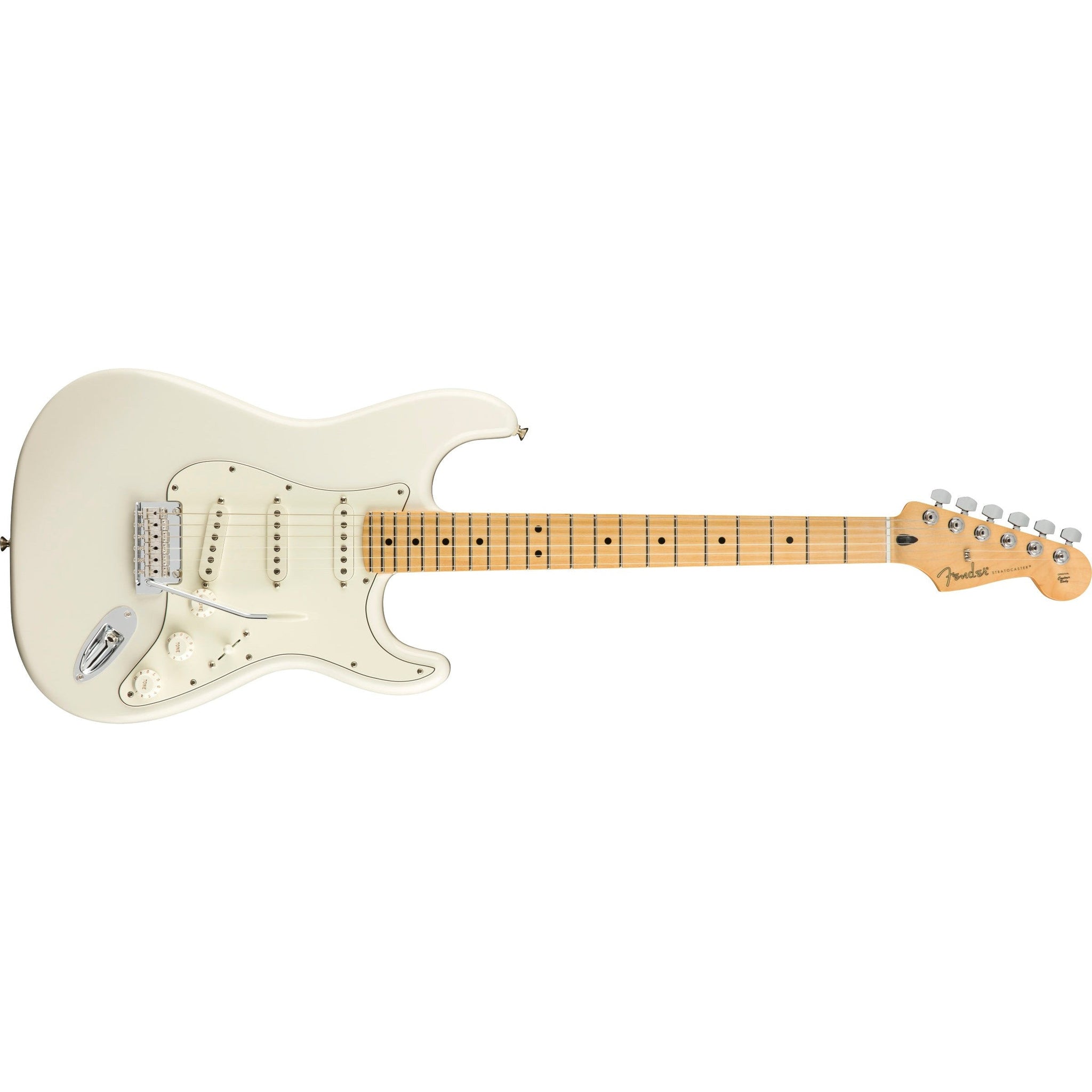 Fender Player Stratocaster Electric Guitar MN-Polar White-Music World Academy