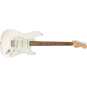 Fender Player Stratocaster Electric Guitar-Polar White-Music World Academy