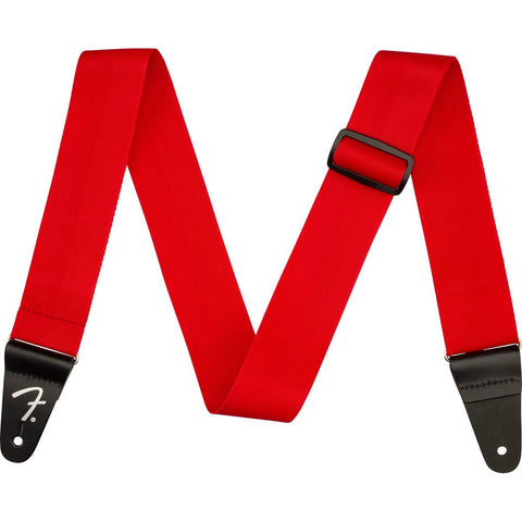 Fender Polypro Guitar Strap-Red-Music World Academy