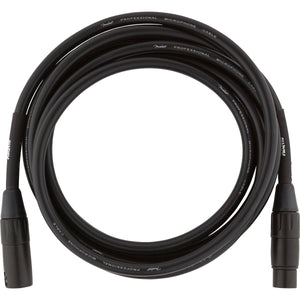 Fender Professional Series Microphone Cable XLR Male-XLR Female 10ft-Music World Academy