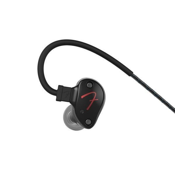 Fender Puresonic Wired Earbuds-Black Metallic (Discontinued)-Music World Academy