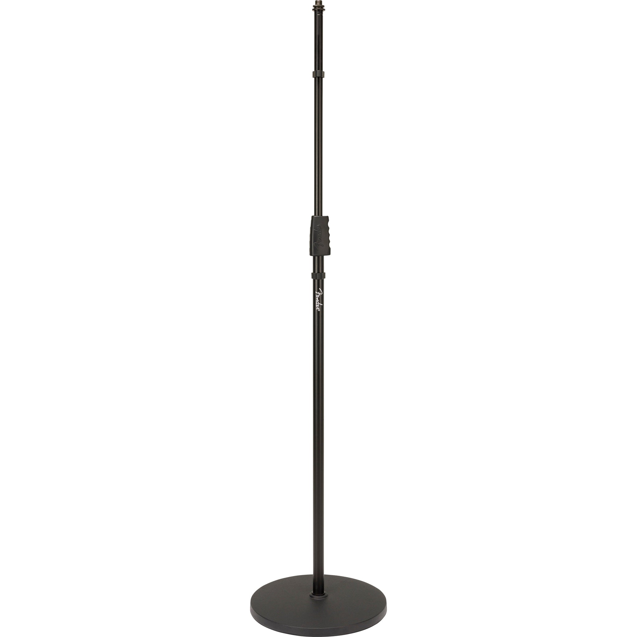 Fender Round Base Microphone Stand-Black-Music World Academy