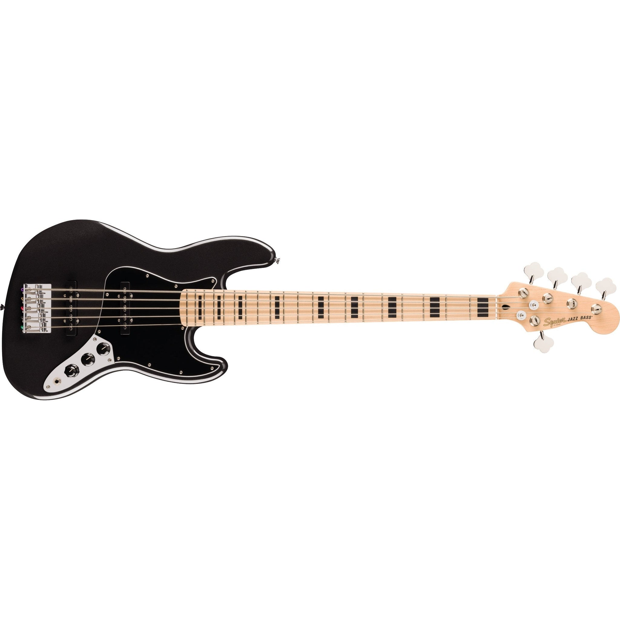 Fender Squier Affinity Series Active 5-String Jazz Bass V-Black Metallic-Music World Academy