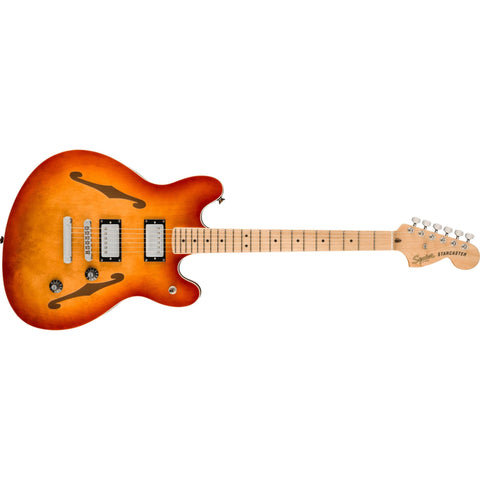 Fender Squier Affinity Series Starcaster Deluxe Electric Guitar MN-Sienna Sunburst-Music World Academy