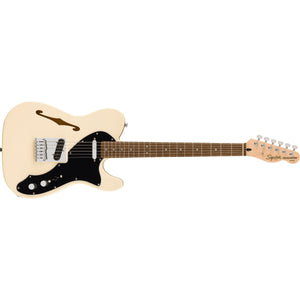 Fender Squier Affinity Series Telecaster Thinline Electric Guitar LRL-Olympic White-Music World Academy