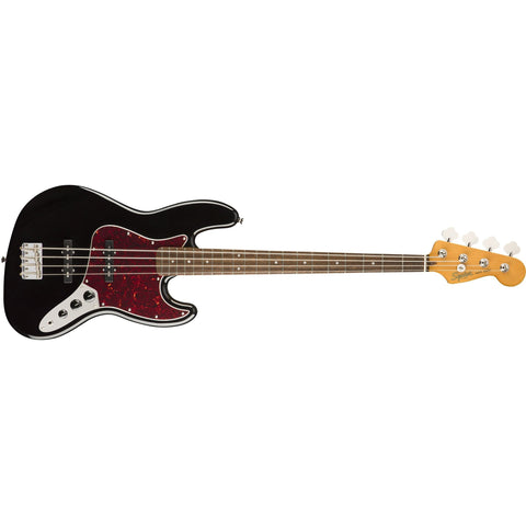 Fender Squier Classic Vibe 60's Jazz Bass-Black (Discontinued)-Music World Academy