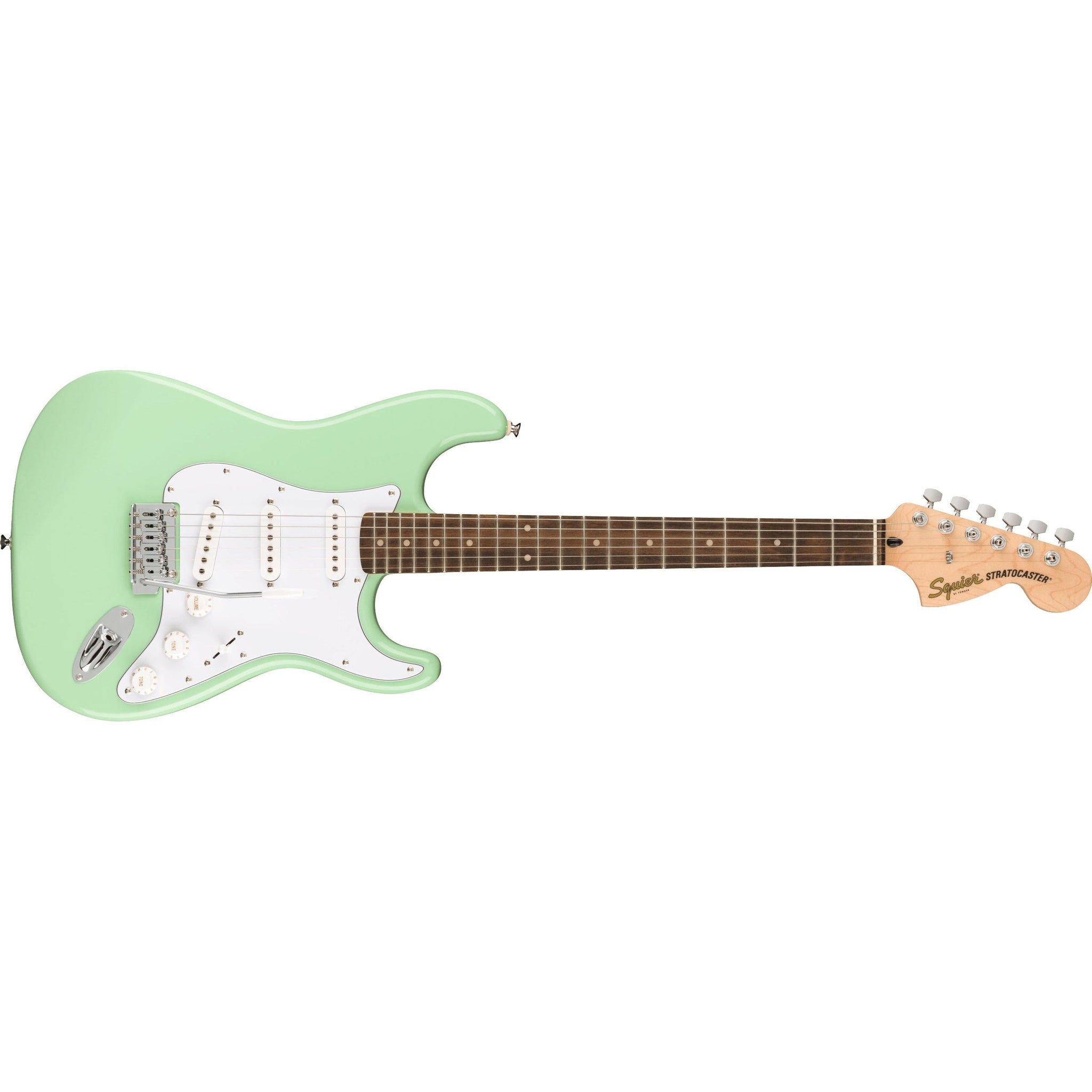 Fender Squier FSR Affinity Series Stratocaster Electric Guitar LRL-Surf Green-Music World Academy