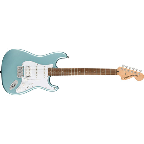 Fender Squier FSR Affinity Series Stratocaster HSS Electric Guitar-Ice Blue Metallic (Discontinued)-Music World Academy
