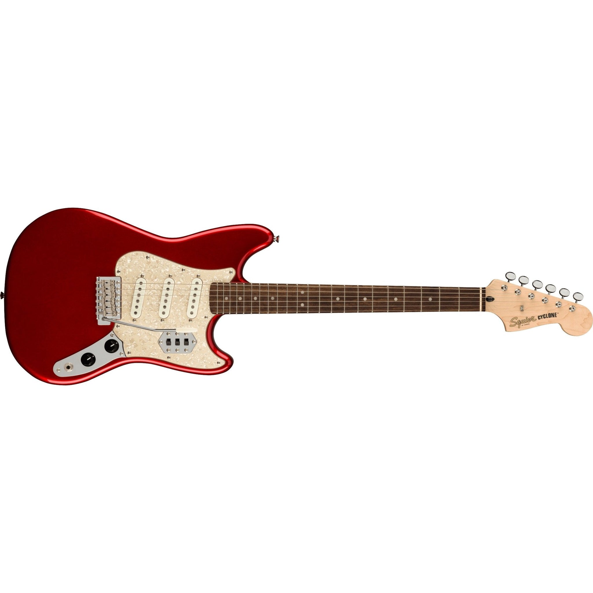 Fender Squier Paranormal Cyclone Electric Guitar-Candy Apple Red (Discontinued)-Music World Academy
