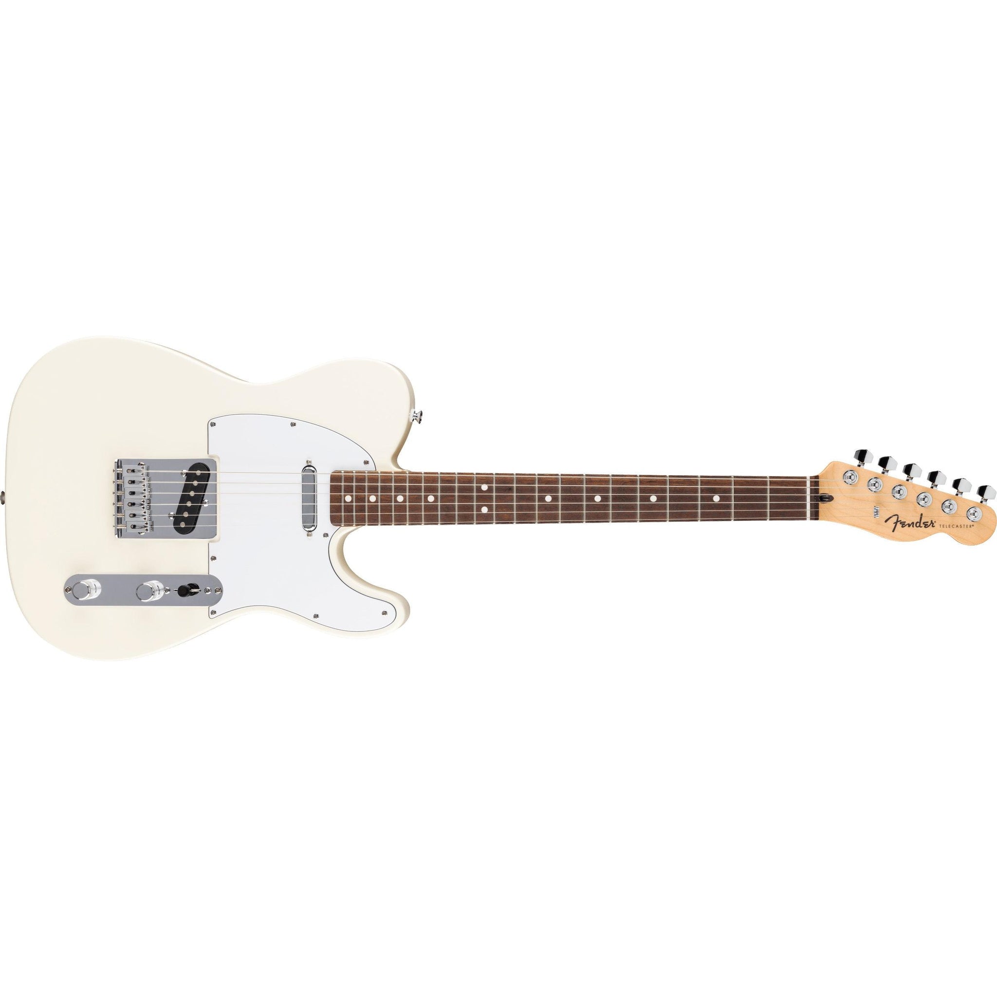 Fender Standard Telecaster Electric Guitar LRL-Olympic White-Music World Academy