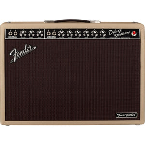 Fender Tone Master Deluxe Reverb Blonde Amplifier with 12" Speaker-100 Watts-Music World Academy