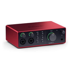 Focusrite SCARLETT-4I4-4TH-GEN 4x4 USB Audio Interface-4th Generation-Music World Academy