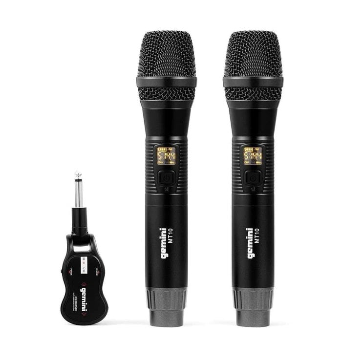 Gemini GMU-M200 Dual Dynamic Wireless Microphone System-Music World Academy